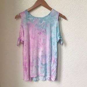 Justice girls cold shoulder top